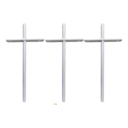 5un Suporte Invisivel 150mm Branco Fixar Prateleiras Parede