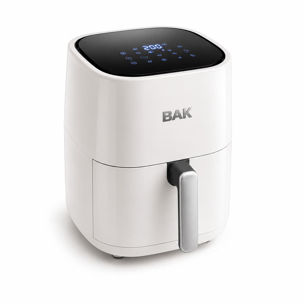 Air Fryer Digital BAK Grand Family 5,5L 127V 1500W Painel Touch Sem Óleo Para Toda Família