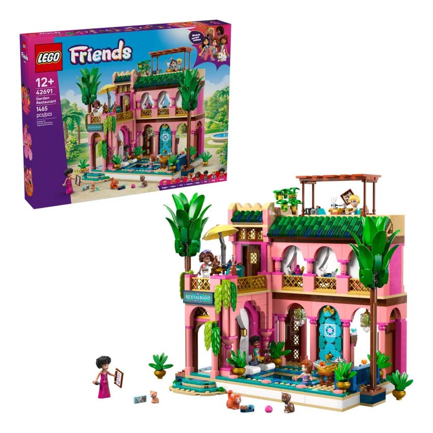 Blocos de Montar LEGO Friends Restaurante Jardim 42691 1465 Peças