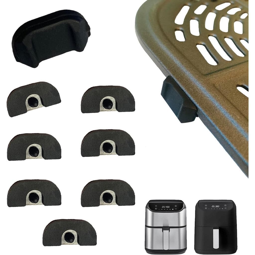 Pés de Borracha de Silicone para Air Fryer Bella Pro Series 6QT Digital, Protetores de Borracha Aprimorados para Air Fry