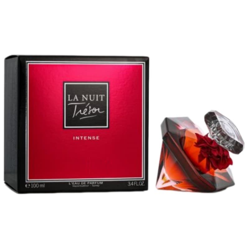 Fragrância Feminino Doce La Nuit Trésor Intense Body Splash Frutal Cereja 100ml Longa Duração perfume importado