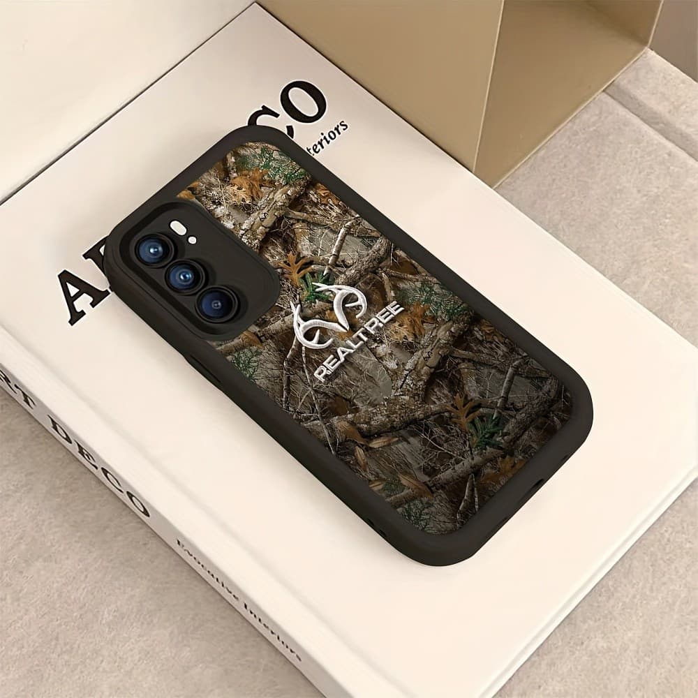 Capa de celular - Capa de celular com camuflagem R-Realtree, compatível com Samsung Galaxy S25 S24 S23 S22 S21 S2