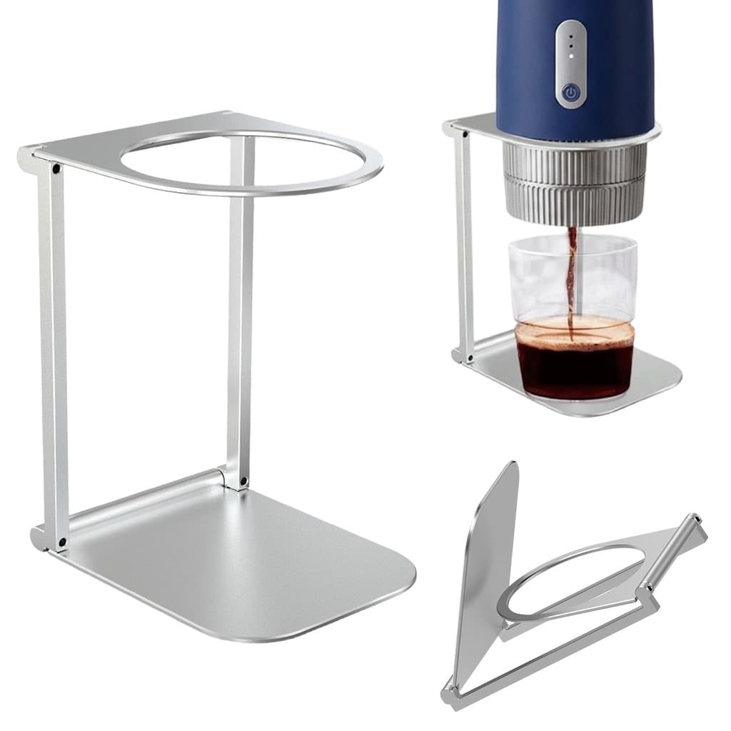 Suporte Para Cafeteira Layanmax , Portátil E Dobrável Máquina De Café Expresso De Escritório Com Base