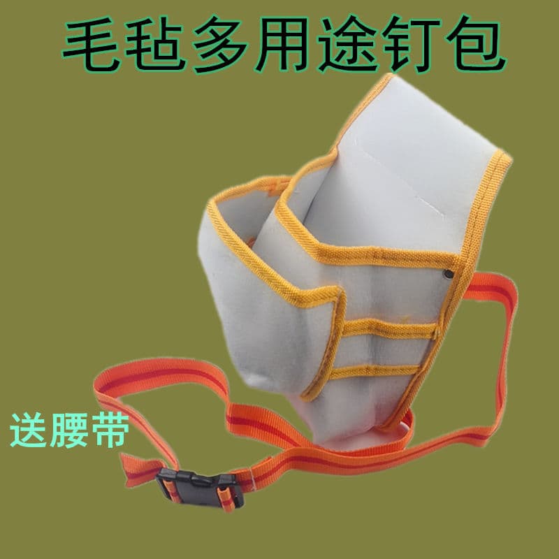 Bolso de unhas carpintaria caixa de unhas saco de ferramentas caixa de ferramentas portátil multifuncional saco de unhas