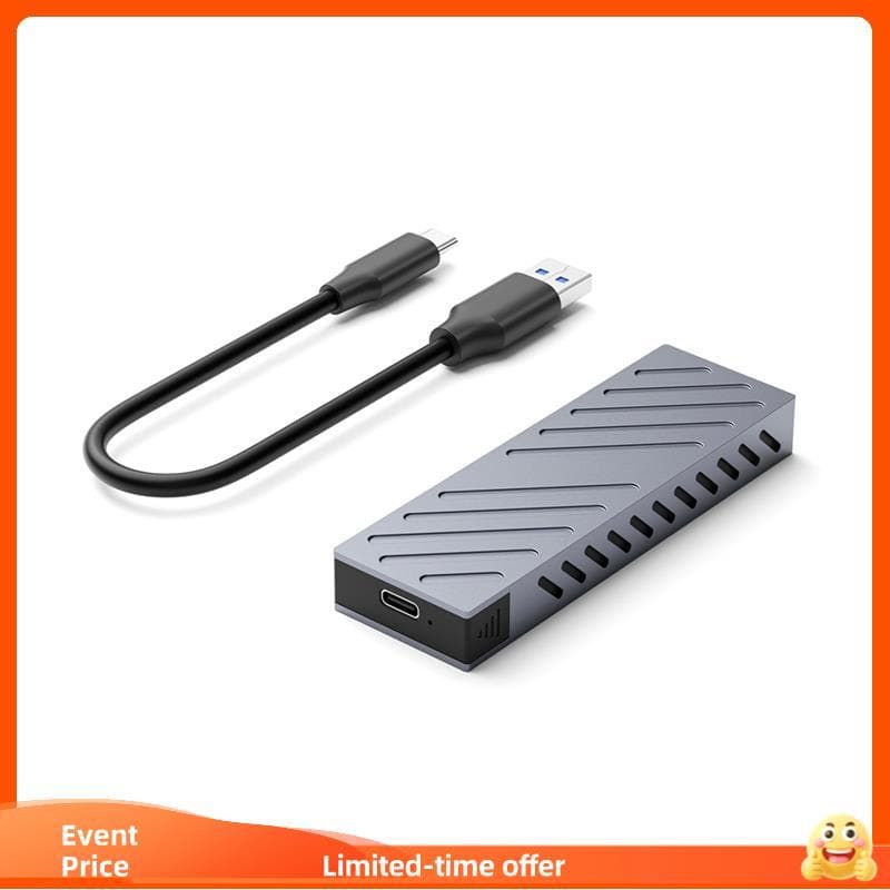 Adaptador De Gabinete SSD Nvmeme M2 10 Gbps USB 3.2 Gen2-C Caixa Externa Design Sem Ferramentas NVMe