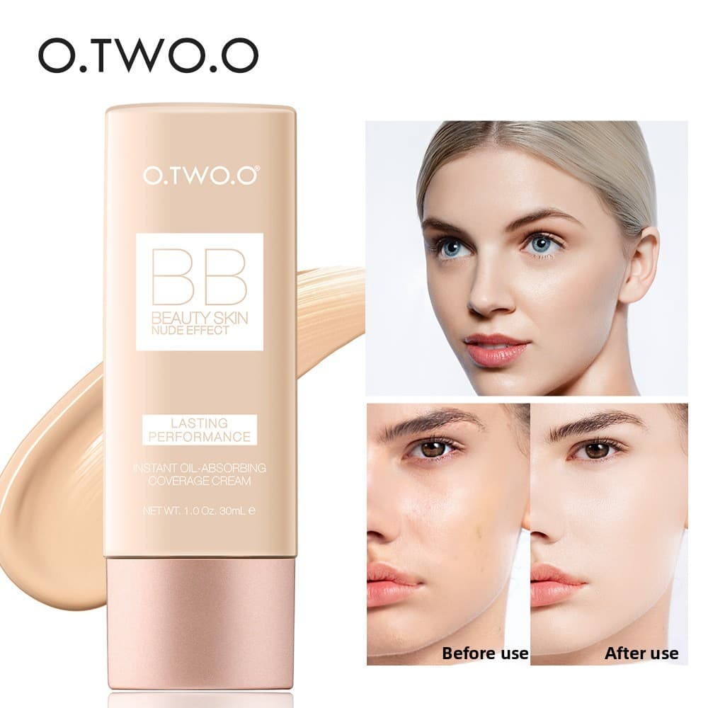 [XT] O.TWO.O Su Yan Nude Maquiagem BB Creme Light Service Base Líquida Reparadora Iluminando o Tom da Pele Maquiagem