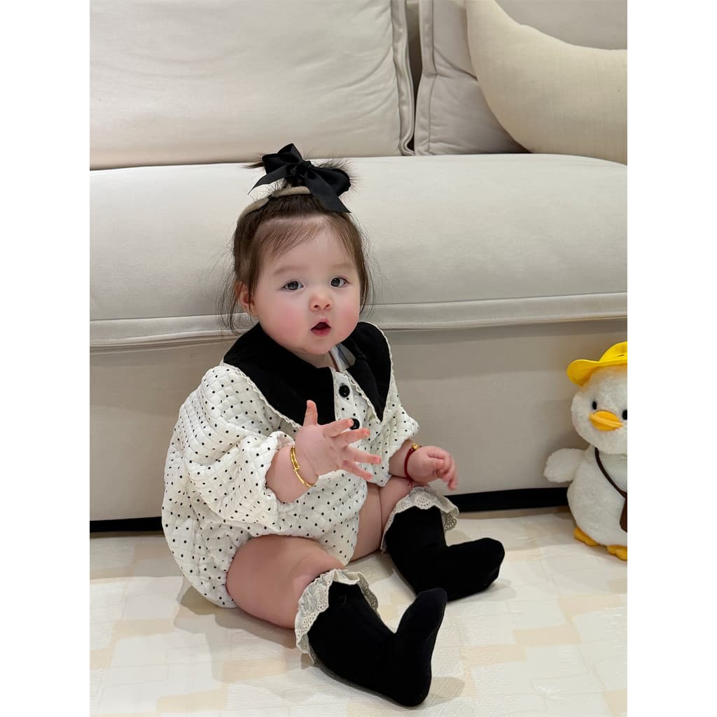 Roupas de bebê menina Super fofas de manga comprida macacão de bebê primavera macacão moda menina passeio roupas de prim