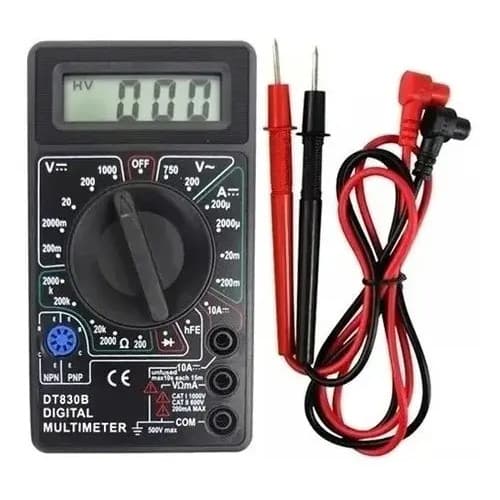 Multímetro Digital LCD Startools Tensão Corrente 200Ma
