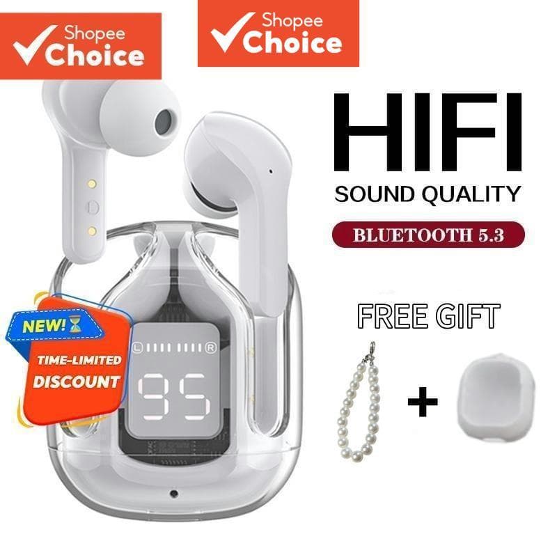 Air31 Fones De Ouvido TWS Sem Fio Bluetooth 9D Alta Fidelidade Som Estéreo Redução Ruído Baixa Latência Fone
