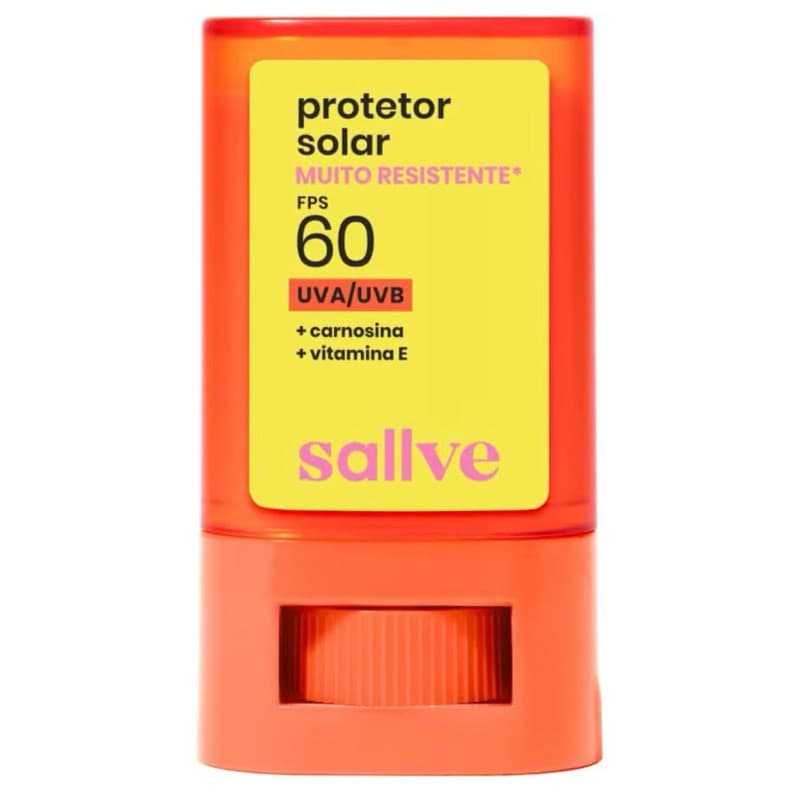 Protetor Solar Muito Resistente Sallve Bastão FPS 60 15g