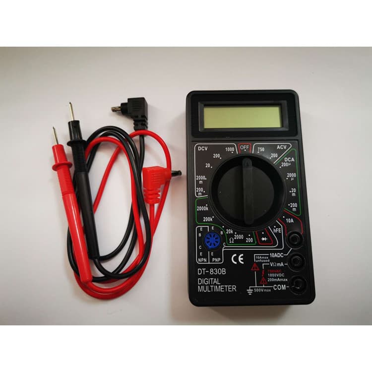 [Recomendado] Comércio exterior DT830B Multímetro Digital Mini Multímetro Multímetro Portátil Multímetro Eletricista KHX
