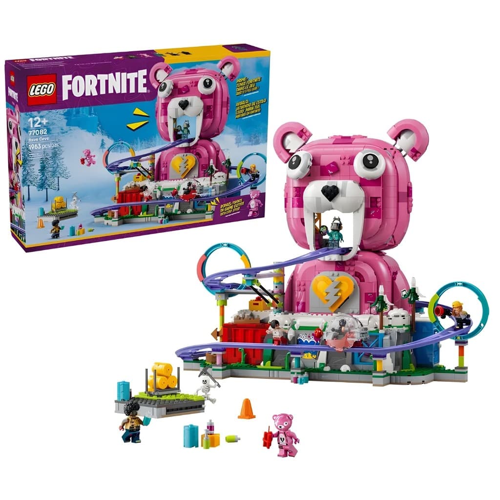 Blocos de montar  Fortnite 77082 Caverna Rave 1963 Peças Lego
