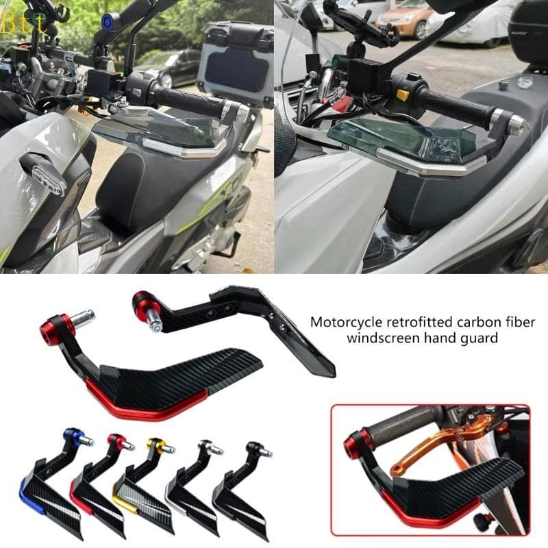 Btt 1 Par Handguard Acessórios De Modificação De Moto Guiador Mão Guarda Alça Pára-Brisa