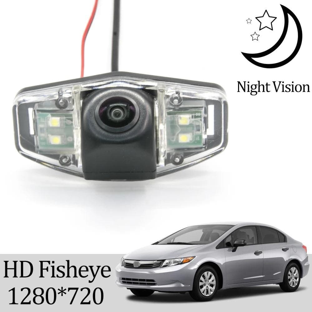Para Honda Accord Civic EK Odyssey Acura Visão Traseira Do Carro Câmera Reversa HD Noturna Com Luz LED