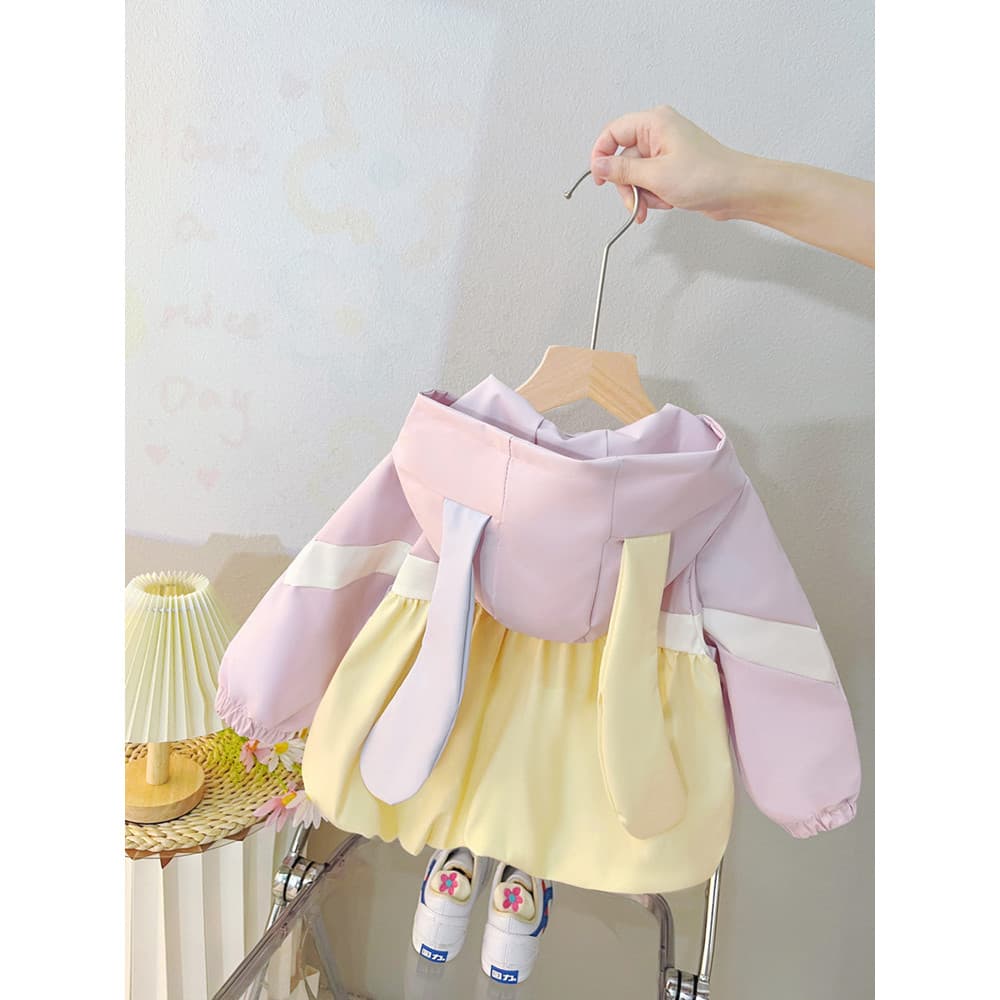 Meninas jaqueta primavera outono 2026 novo estilo menina blusão princesa Outing roupas do bebê menina outono roupas topo