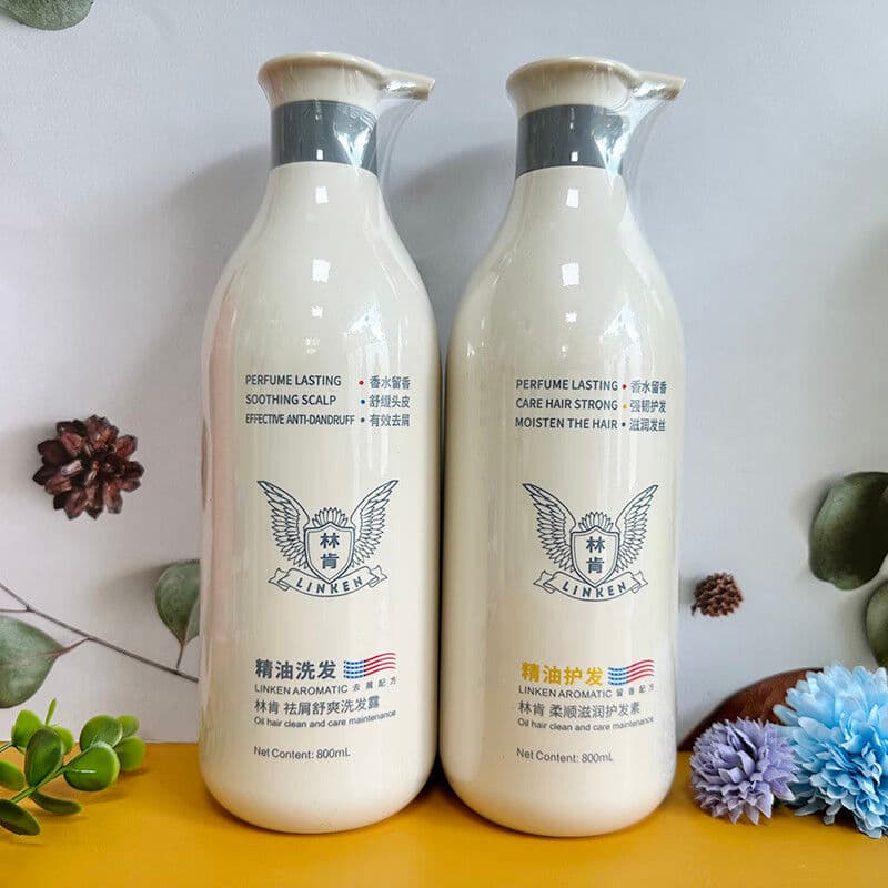 Lincoln Shampoo Refrescante Anticaspa Perfume Gel de Banho Condicionador Hidratante Suave Fragrância Conjunto Familiar