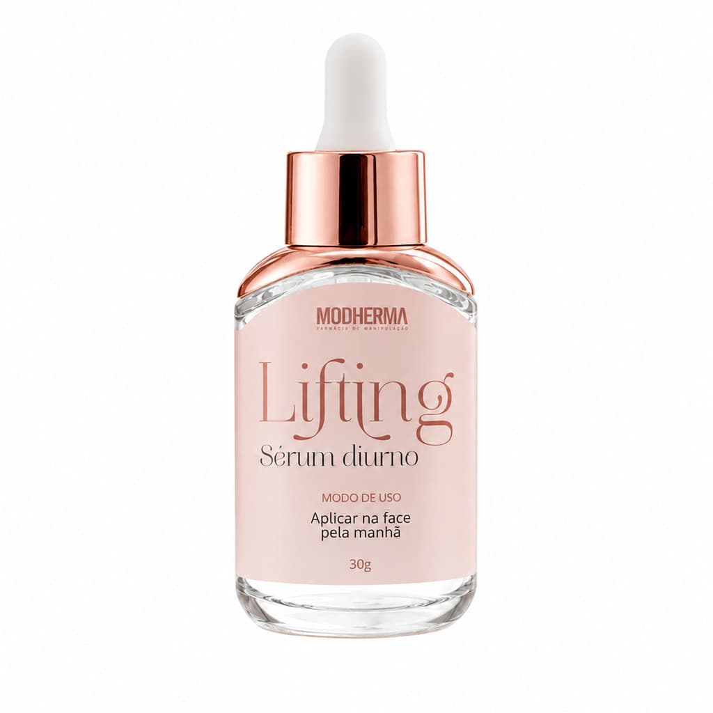 Lifting Sérum Facial Diurno 30g Modherma Anti Idade Rugas Linhas de Expressão Elasticidade Firmeza