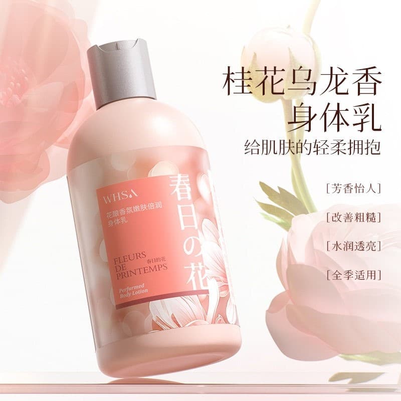 Whsa Fragrância Floral Hidratante Loção Corporal Cuidados Corporais Hidratante Pele Seca Hidratante Osmanthus Oolong Cor