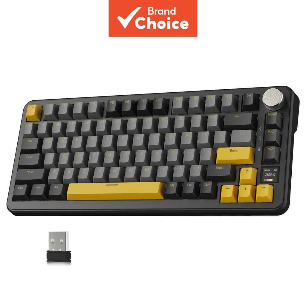 Teclado Mecânico ATTACK SHARK X85PRO 85 Teclas, Layout Compacto para PC, Laptop, Escritório