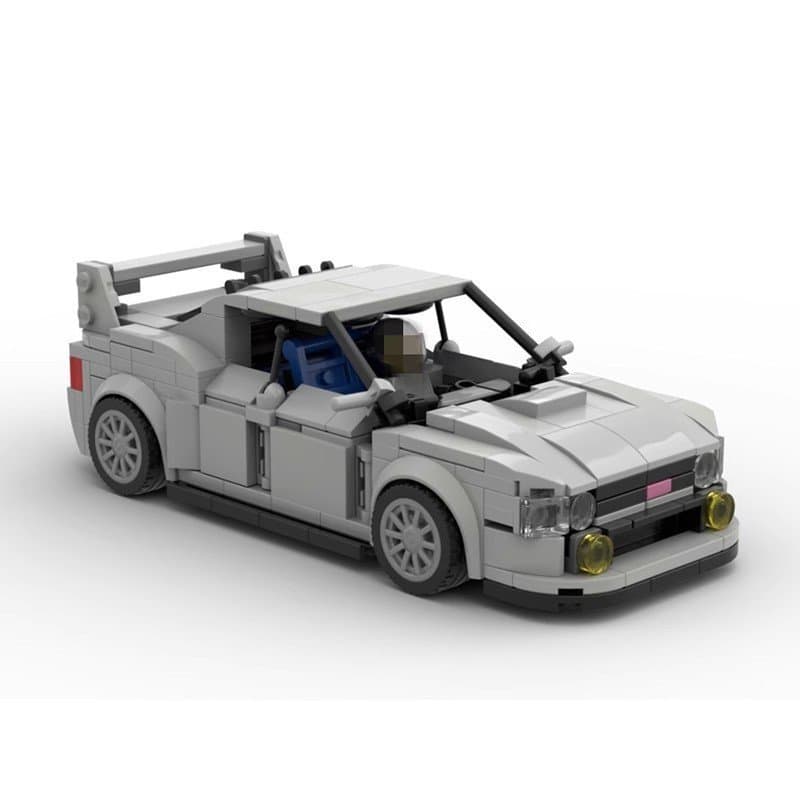 O MOC-31818 é compatível com blocos de construção de pequenas partículas LEGO Subaru WRX STi para montar um modelo de ca