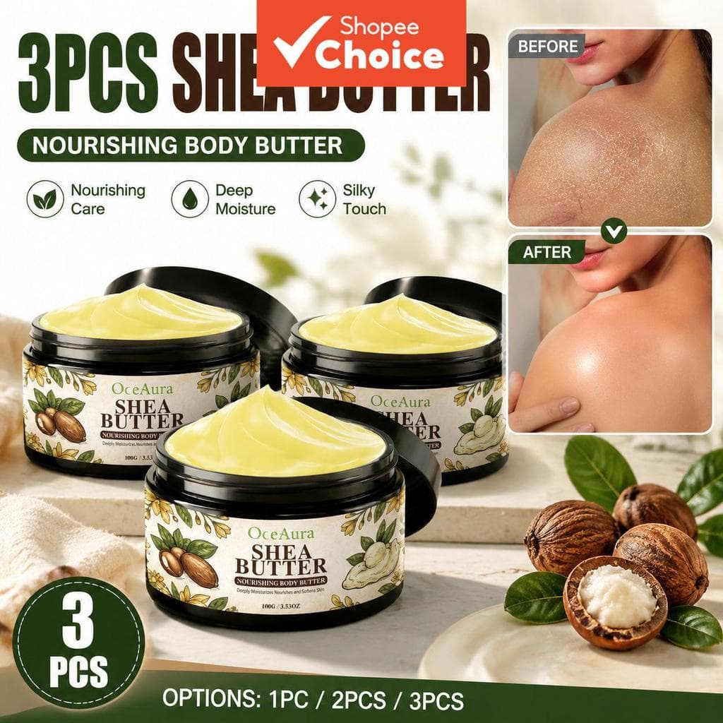 Loção Corporal Firmadora De Manteiga De Karité Vitamina E Lavanda Pele Macia Hidratante Creme De Cuidados 100g