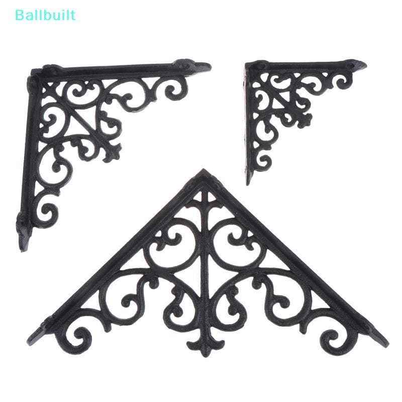 [BLU] Suporte De Prateleira Decorativa De Ferro Fundido Vintage Parede Triangular Flutuante À Prova De Ferrugem Para Ser
