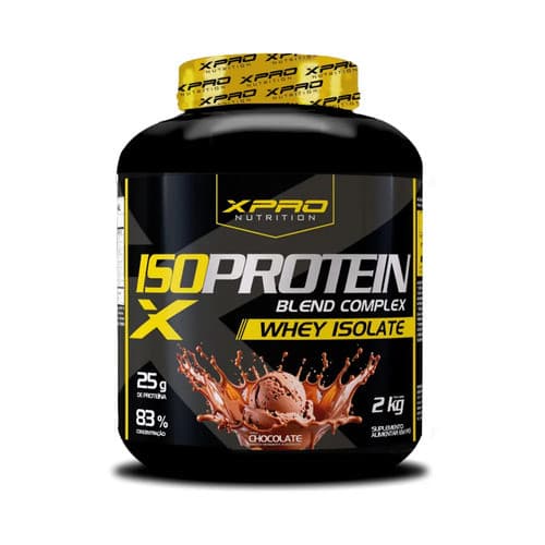 Suplemento En Pó Musclebox Iso Blend Zero Açúcar Whey Protein Chocolate