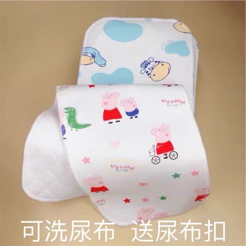 Fralda camada de superfície puro algodão gaze bebê recém-nascido lavável bebê dedicado urina Meson mostarda bolso pano a