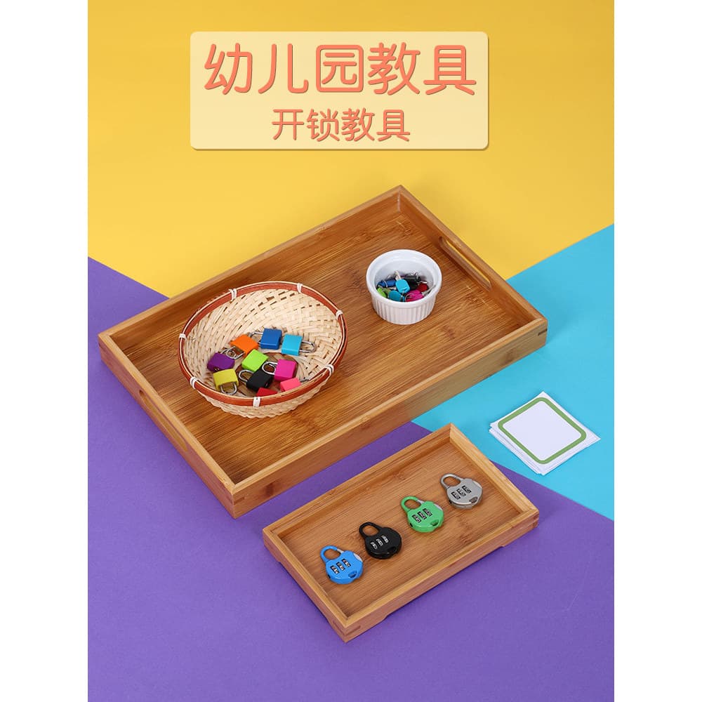 Montessori área de vida diária sensorial educação precoce brinquedos educativos colorido desbloqueio brinquedos correspo