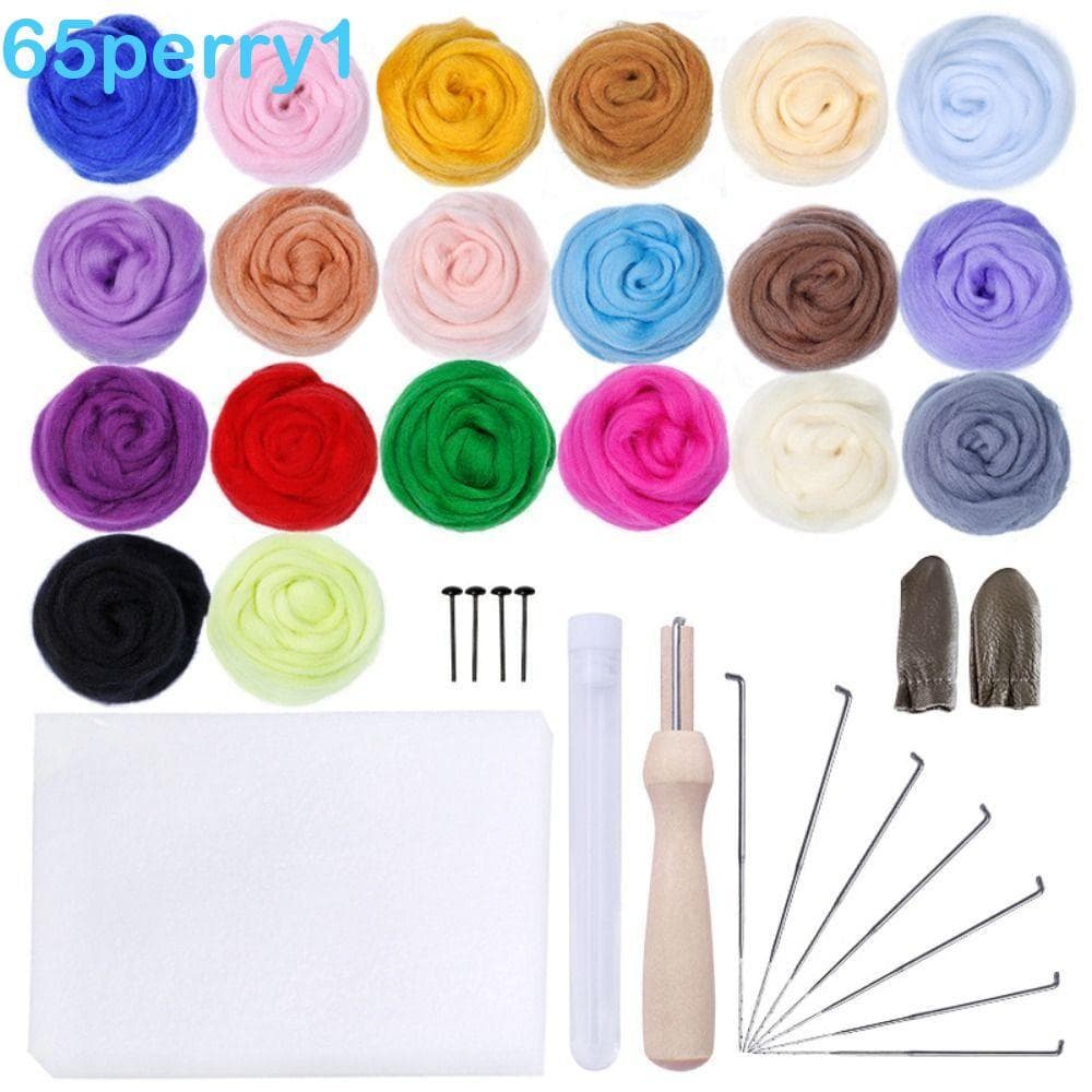 Diy Lã De Ovelha Feltro Brinquedo Material Pacote Brinquedos Educativos Artesanato Animais Decoração Para Casa Presentes