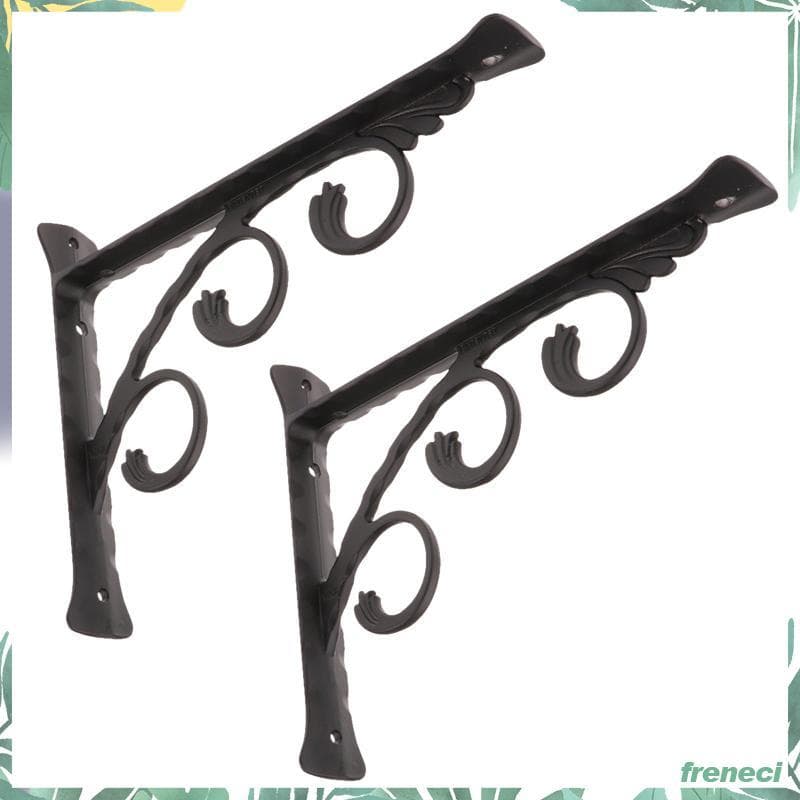 [Freneci] 2pcs Suporte De Ângulo Em Forma De L Montado Na Parede Suportes De Prateleira Multifuncionais