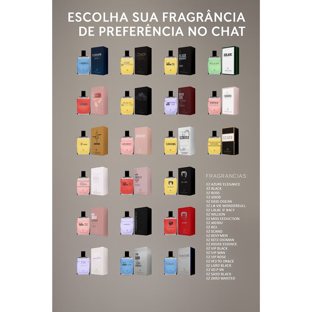 Perfume EZ Importado Masculino e Feminino 100 ML