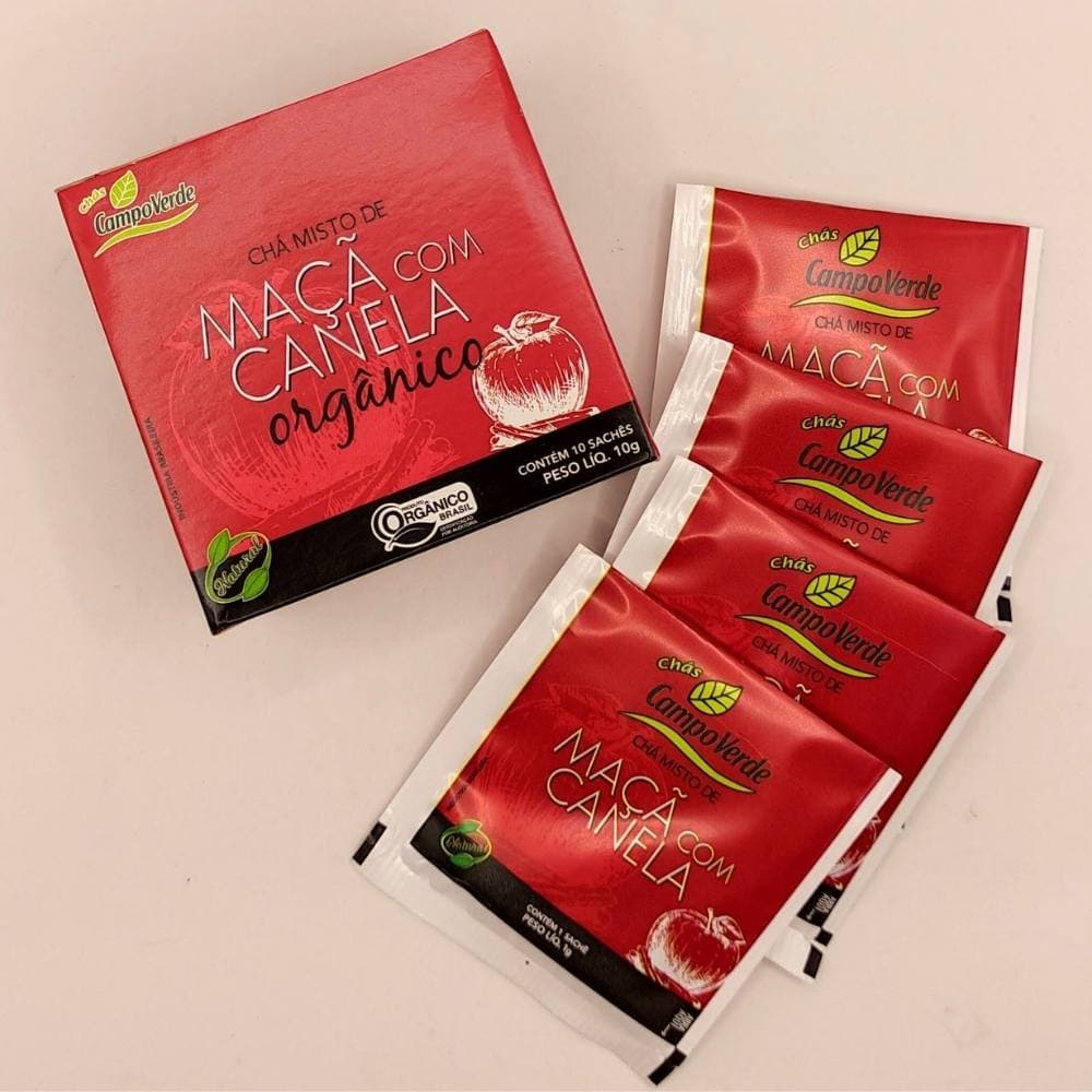 Chá Maçã com Canela Orgânico 10 sachês