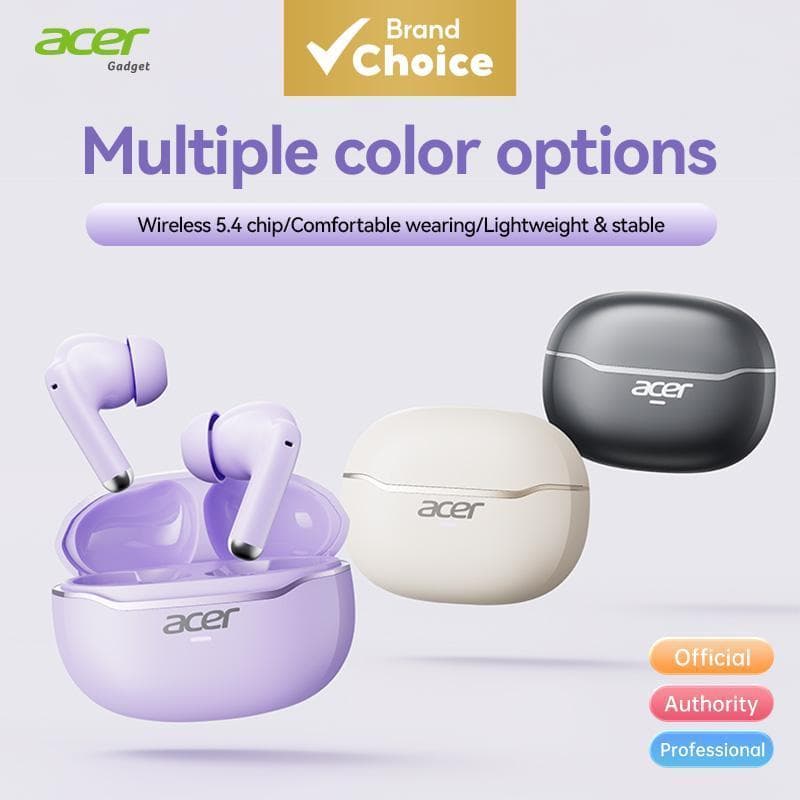 Fones de ouvido Acer OHR623: fone de ouvido, fone intra-auricular, Bluetooth, sem fio, tipo C, com microfone, monofone,