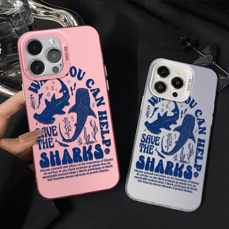 Capinha de celular anti impacto De Tubarões do oceano para Samsung A15 A14 A03 A35 A12 A32 Core 4G 5G Capinha