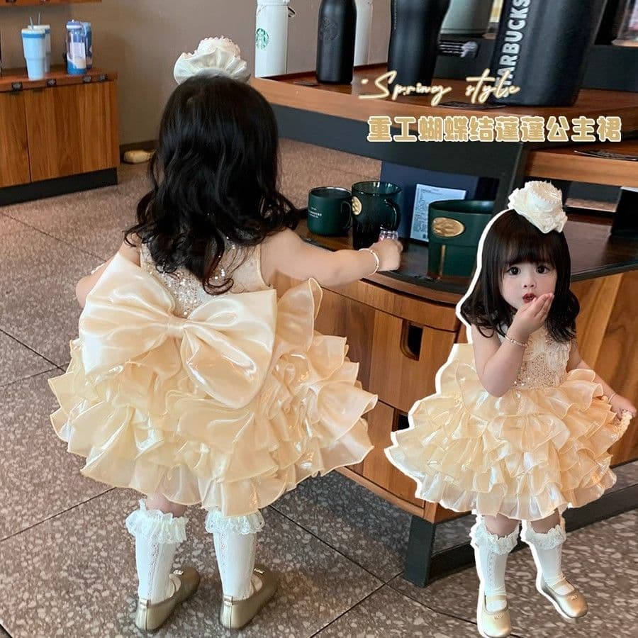 Meninas vestido de princesa 2026 novo estilo vestido de verão um ano de idade vestido crianças vestido de fadas feminino