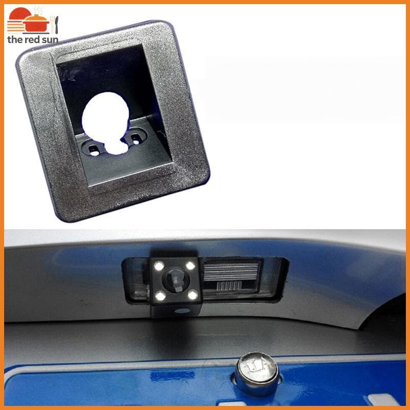 TSBR 1 Conjunto Universal Veículo Reverso Cam Ba Up Titular Câmera De Visão Traseira Do Carro Braet Placa Luzes Montagem