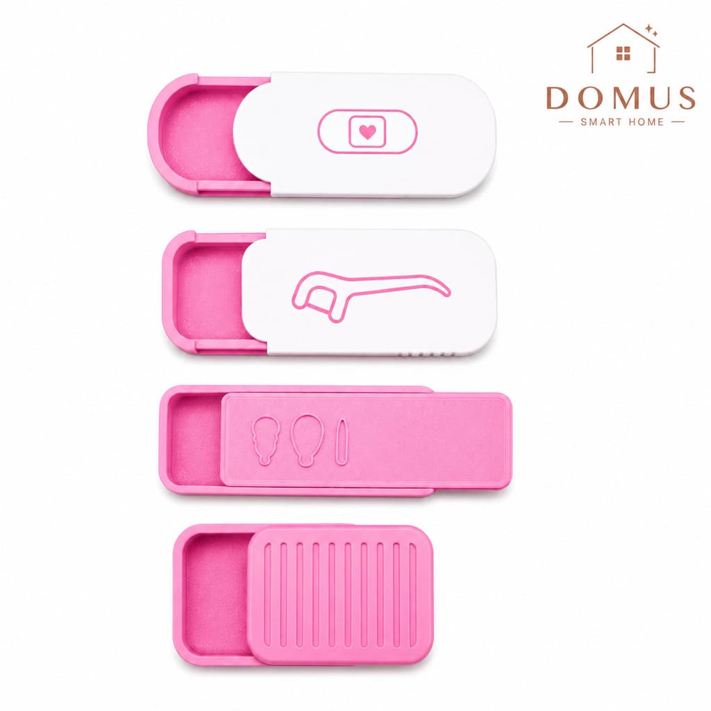 Kit Viagem Porta Curativos Porta Cotonetes Porta Fio Dental Estojo Primeiros Socorros Impressão 3D