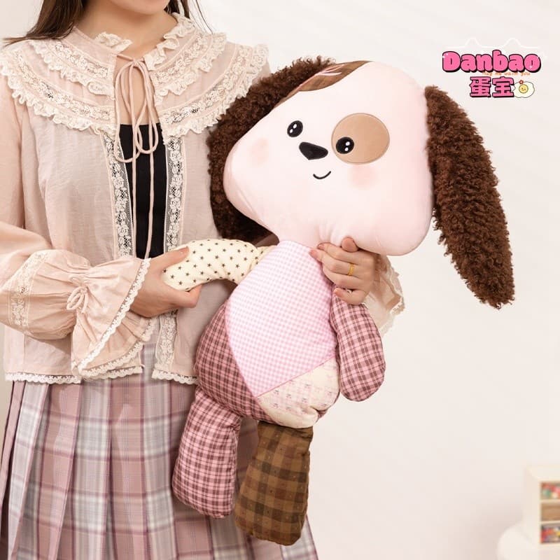 [Danbao] Brinquedo de pelúcia para cachorro de tecido de tamanho grande, boneca fofa para cachorro de estimação, descomp