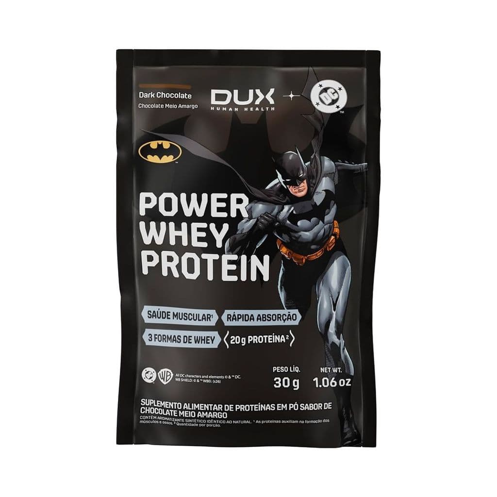 Power Whey Protein DC - 1 Sachê 30g Dark Chocolate - Dux Nutrition