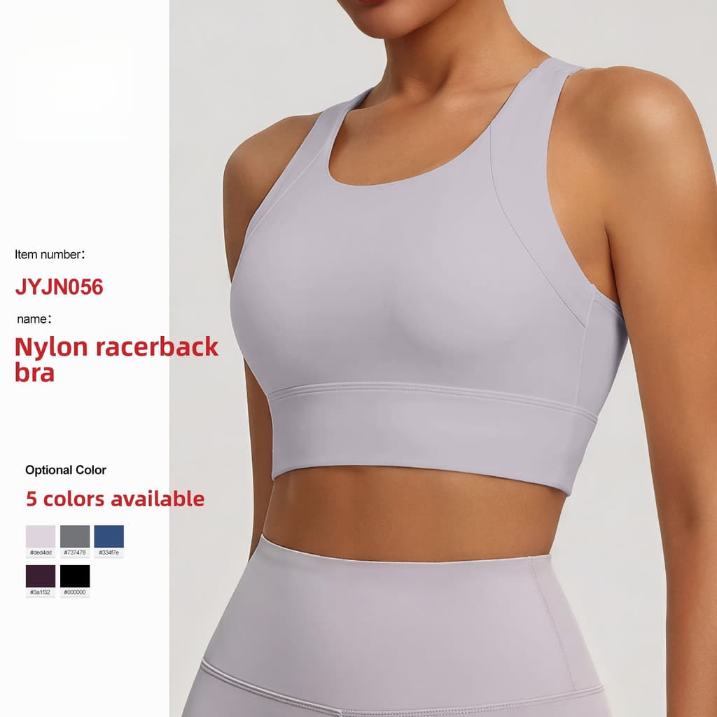 Roupa interior esportiva feminina pode usar exterior à prova de choque de alta intensidade correndo Fitness Yoga wear co