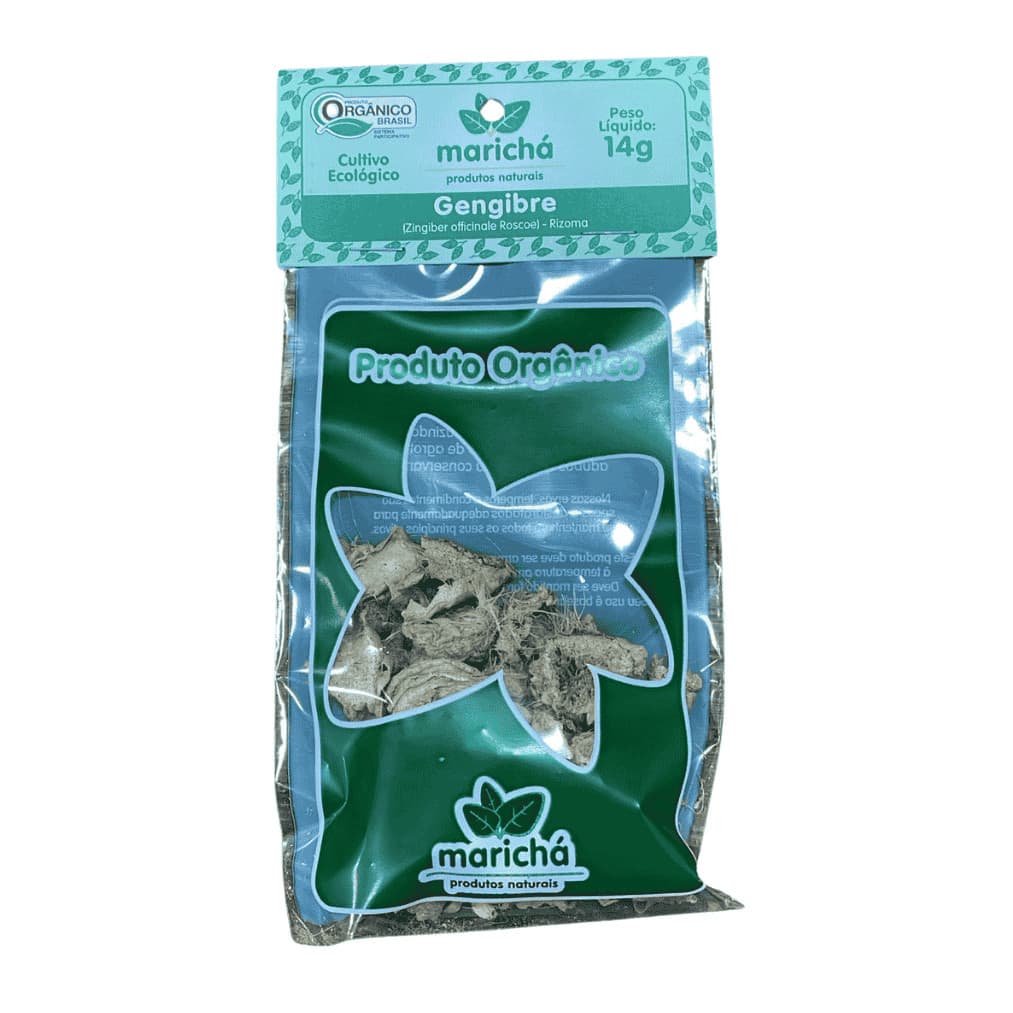 Chá Orgânico: Gengibre 14g