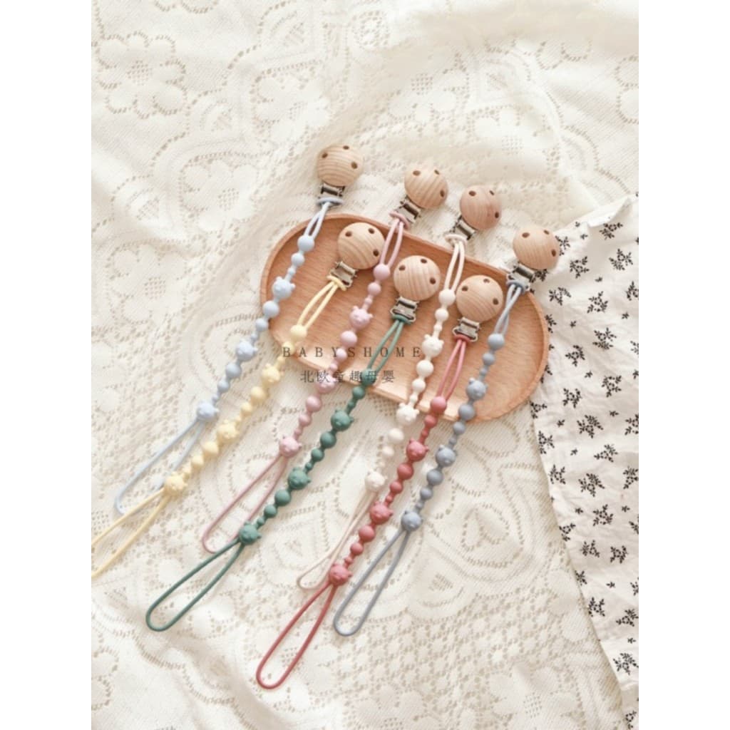 Ins novo estilo bebê anti-queda Silicone chupeta corrente chupeta anti-queda corrente bebê mordedor brinquedo anti-queda