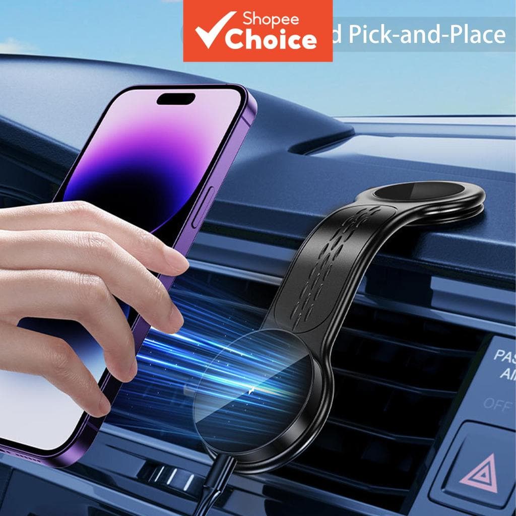 Suporte Magnético De Telefone Para Carro , Dupla Face , Dobrável , Ajustável , Universal , Console Central , De Navegaçã