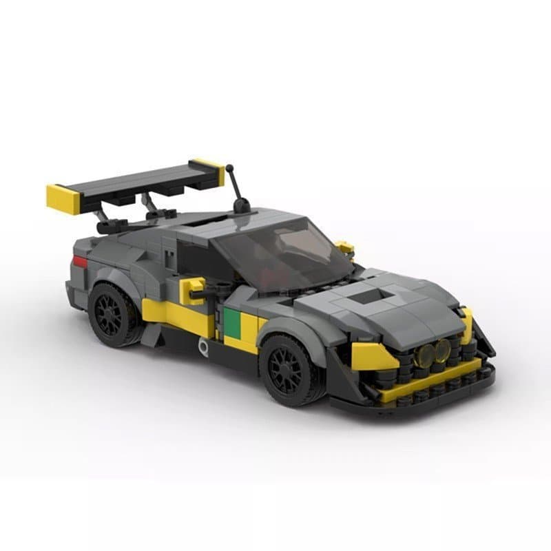 Os blocos de montar MOC são compatíveis com o carro LEGO 44583 Aston Martin Vantage GT8 speed 8-grid.