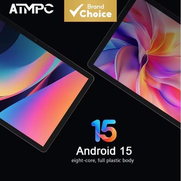 Tablet Android de 11 polegadas ATMPC, armazenamento de 128 GB, memória de 36 GB (4+32 expansível), processador