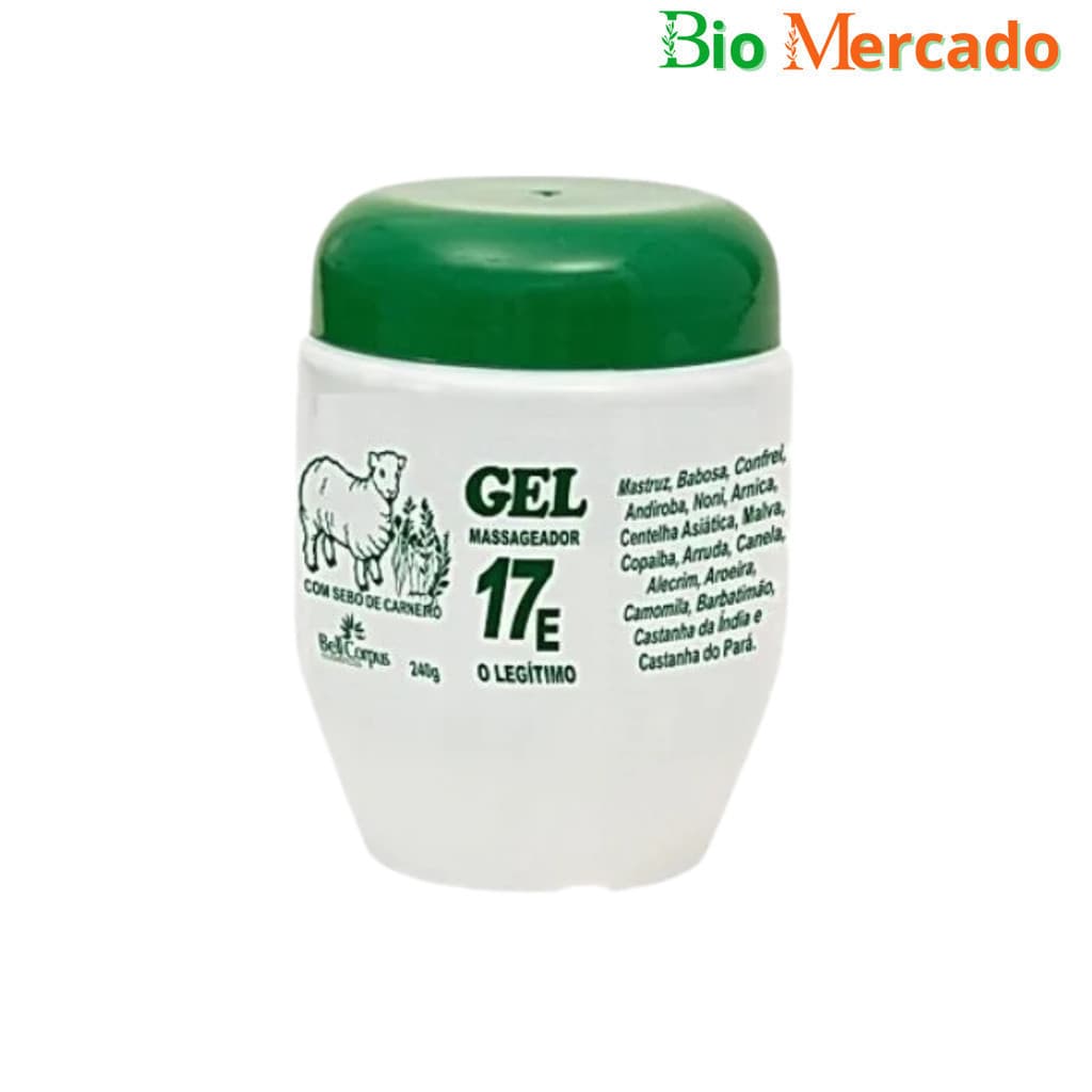 Kit 3 Gel Massageador 17 ervas Bell Corpus