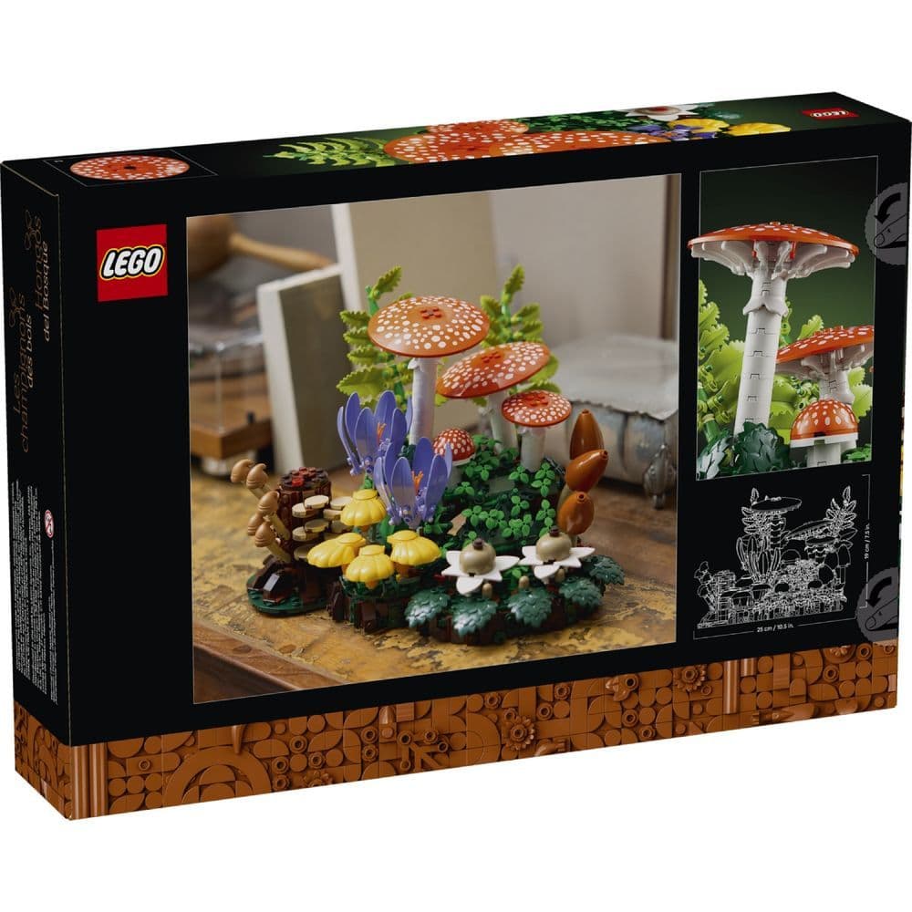 Bloco de Montar - Botanicos - Cogumelos da floresta - LEGO DO BRASIL