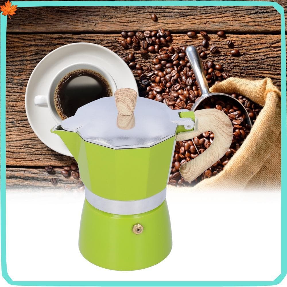 Máquina De Café Expresso Com Fogão , Capacidade De 150ML Moka Pot Cafeteira , Corpo De Alumínio