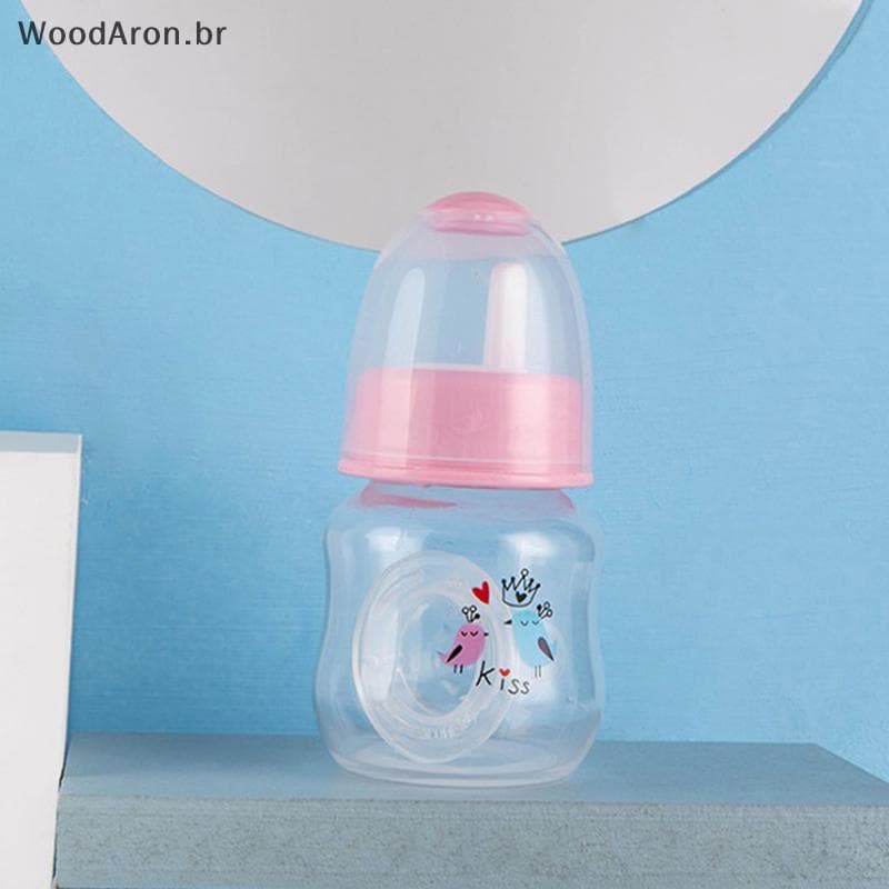 WoodAron 60ml Bebê Recém-Nascido Mamadeira PP Chupeta Leite Água Alimentação Fofa br